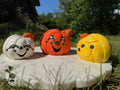 Lighted Candy Corn Pumpkin Set