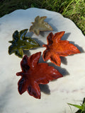 4 piece Nestling Leaf Trays