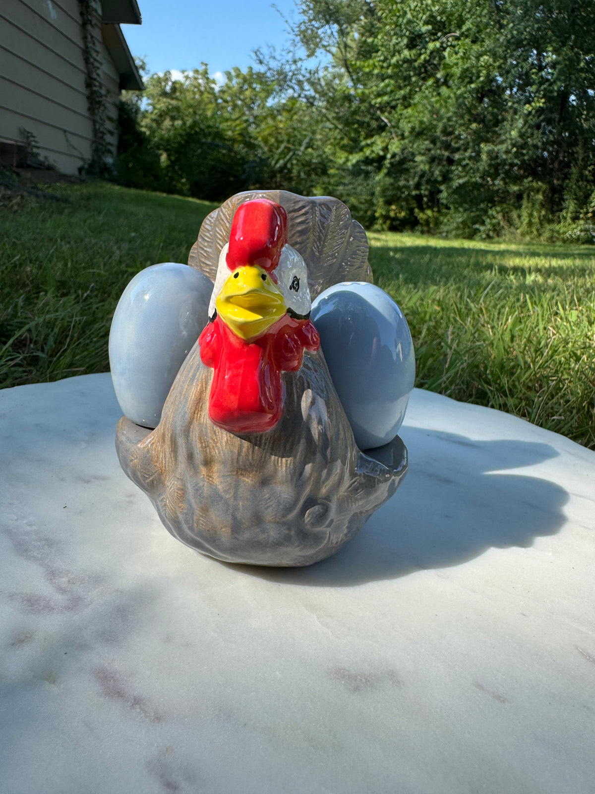 Chicken Napkin Holder with Salt and Pepper Shakers