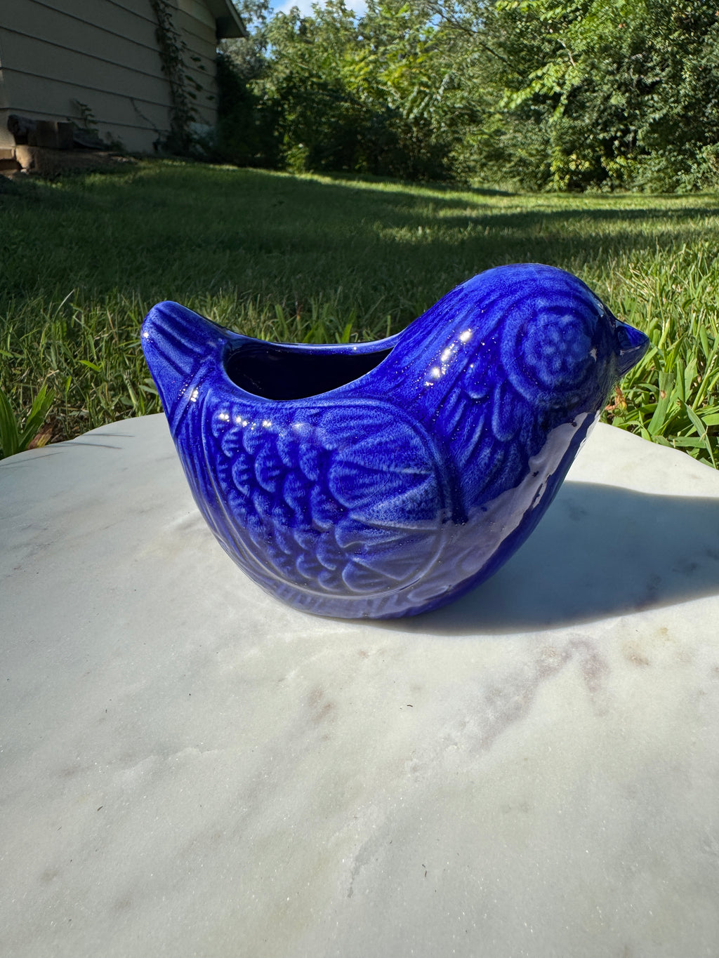 Blue Bird Planter