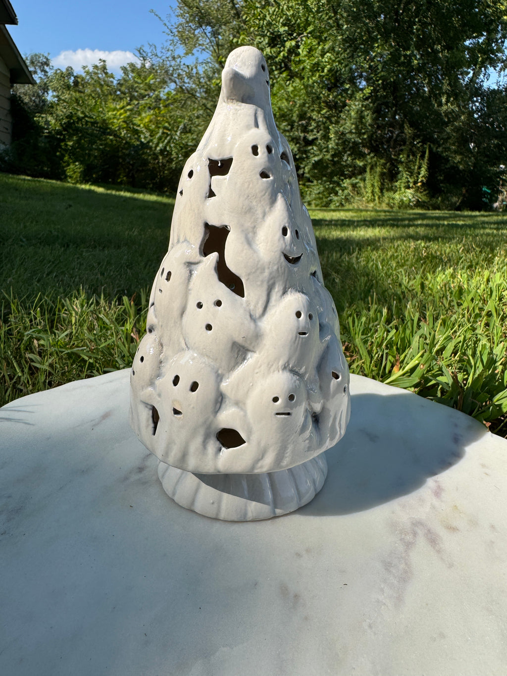 Lighted Ghost Tree