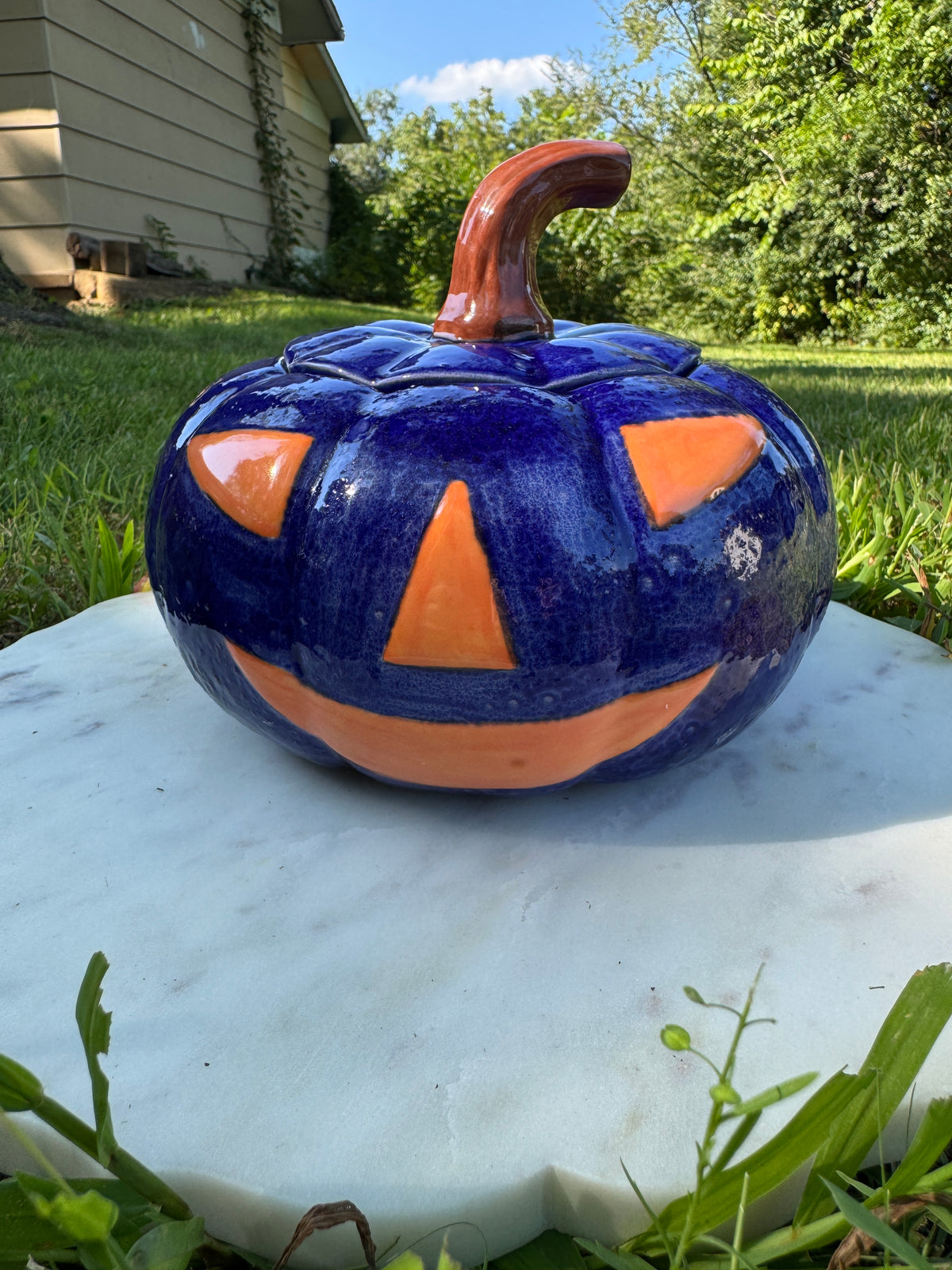Pumpkin Candy Jar