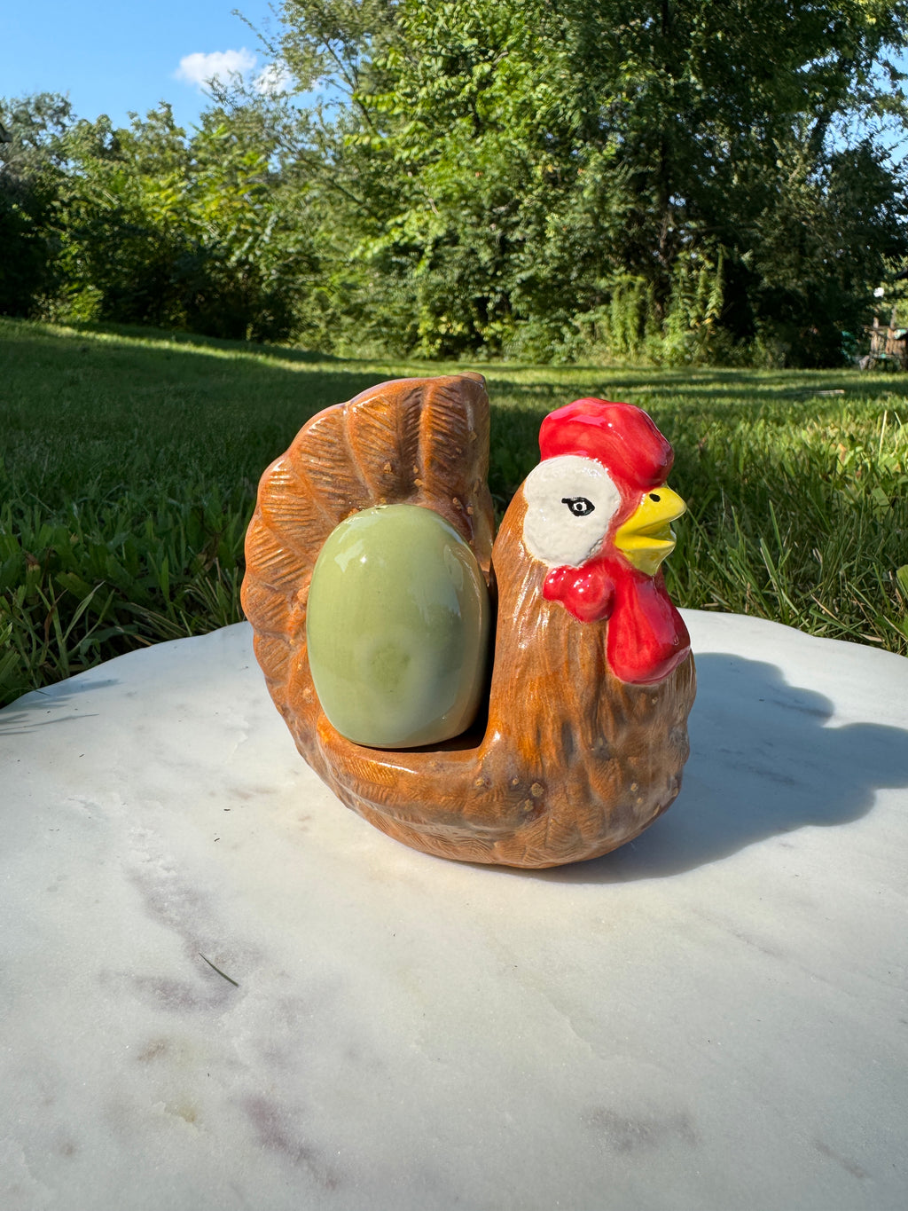 Chicken Napkin Holder with Salt and Pepper Shakers