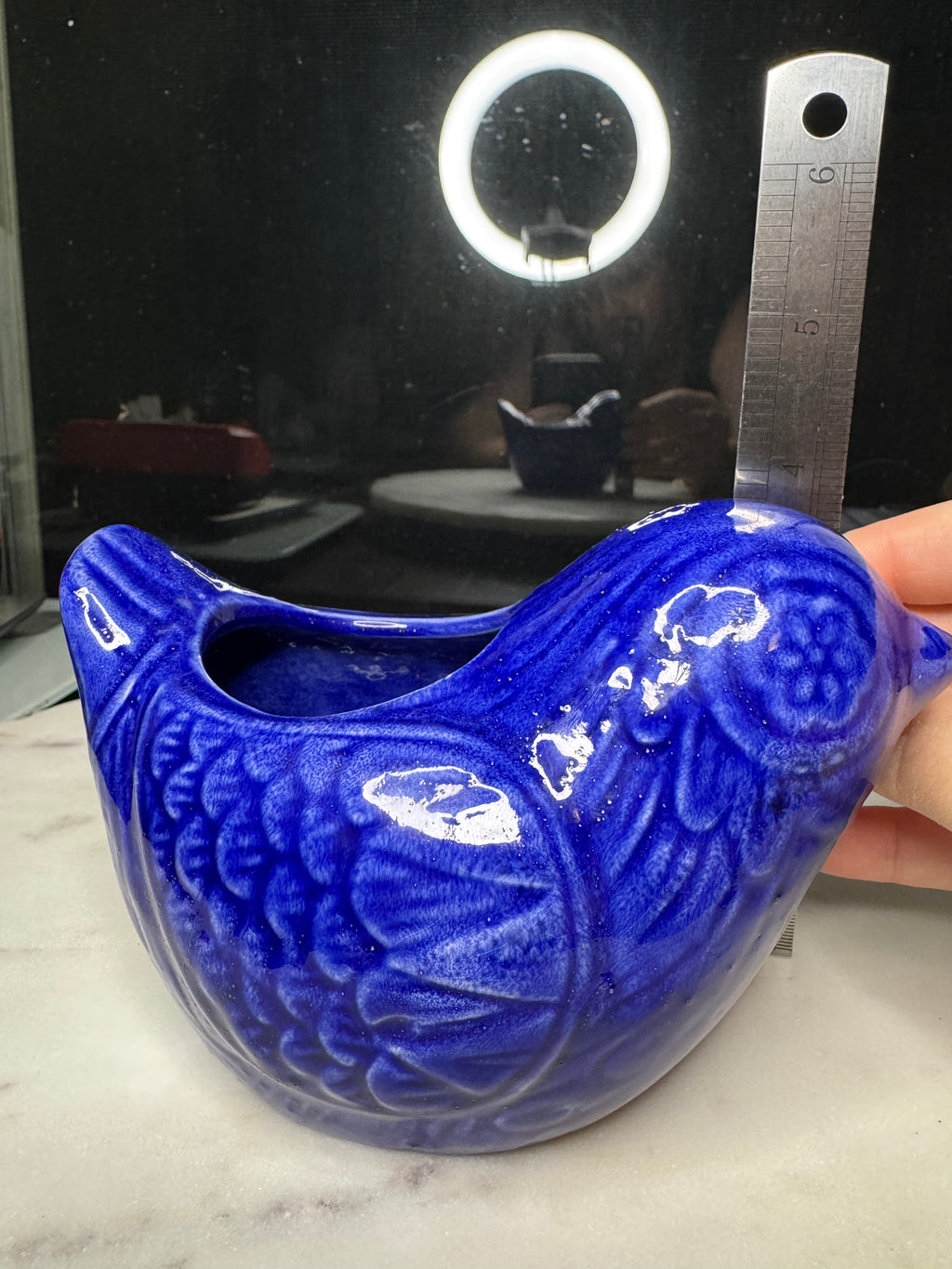 Blue Bird Planter