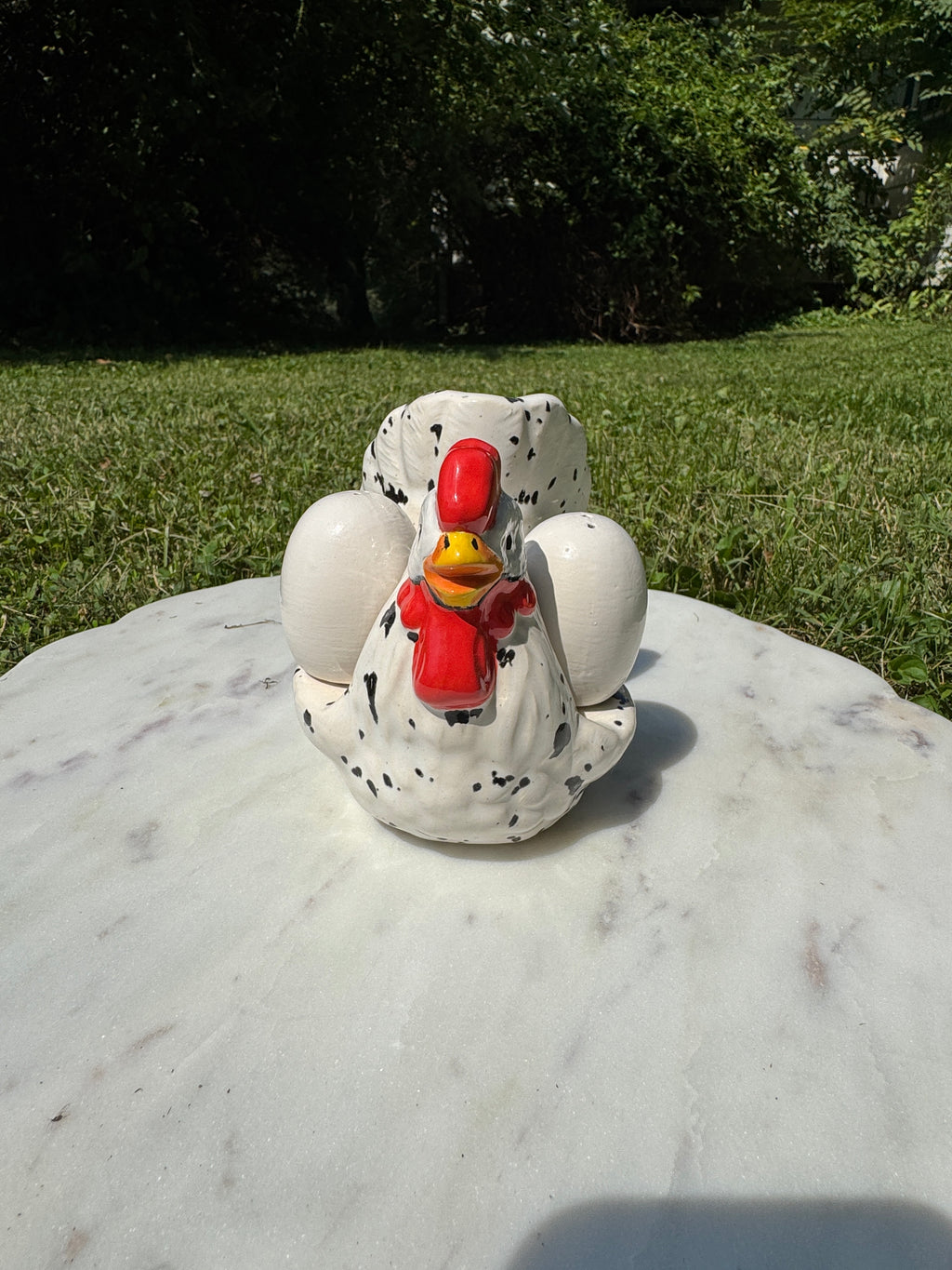 Chicken Napkin Holder with Salt and Pepper Shakers